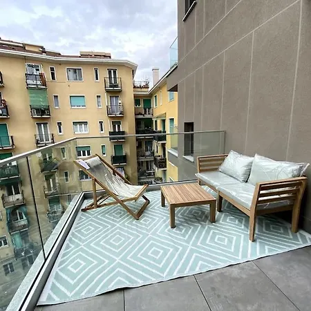 Luma Apartment: Luxurious Terrace In Skyscraper 5 Minutes From Duomo * Milánó