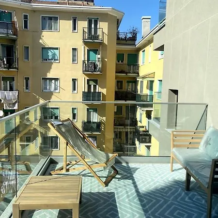 Luma Apartment: Luxurious Terrace In Skyscraper 5 Minutes From Duomo Milánó